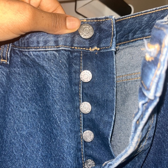 Mango High rise wide leg jeans - Picture 3 of 7